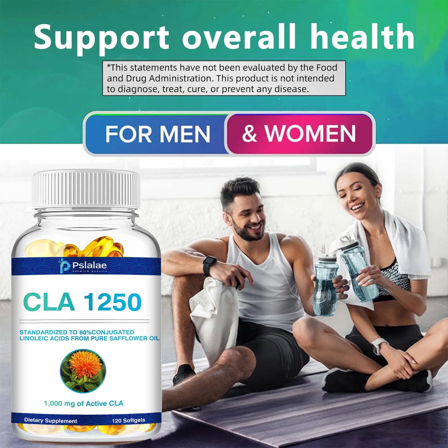 CLA 1250mg – Support Fat Loss & Lean Muscle Definition Naturally