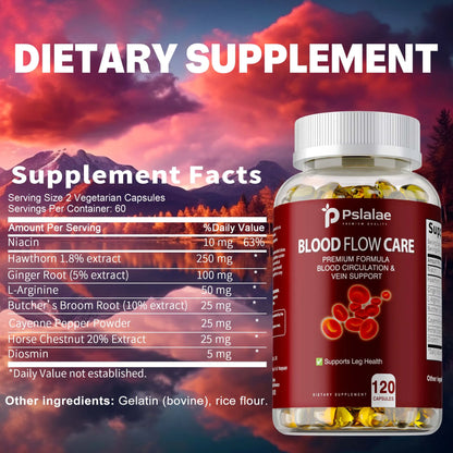 Blood Flow Care – Heart & Circulation Support for Balanced Blood Pressure