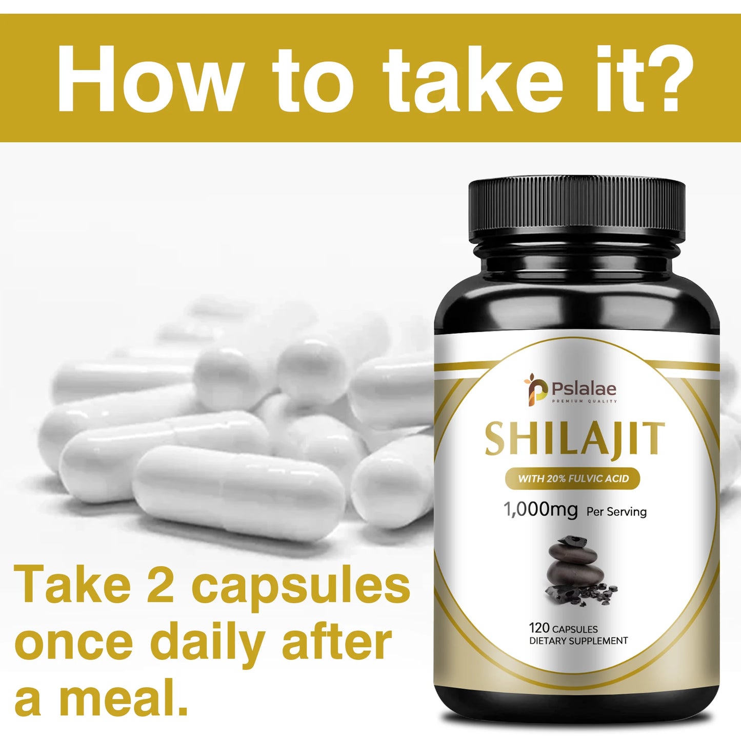 Shilajit 1000mg – Strength, Stamina & Mental Focus for Men