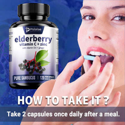 Elderberry – Immune Support with Vitamin C & Zinc