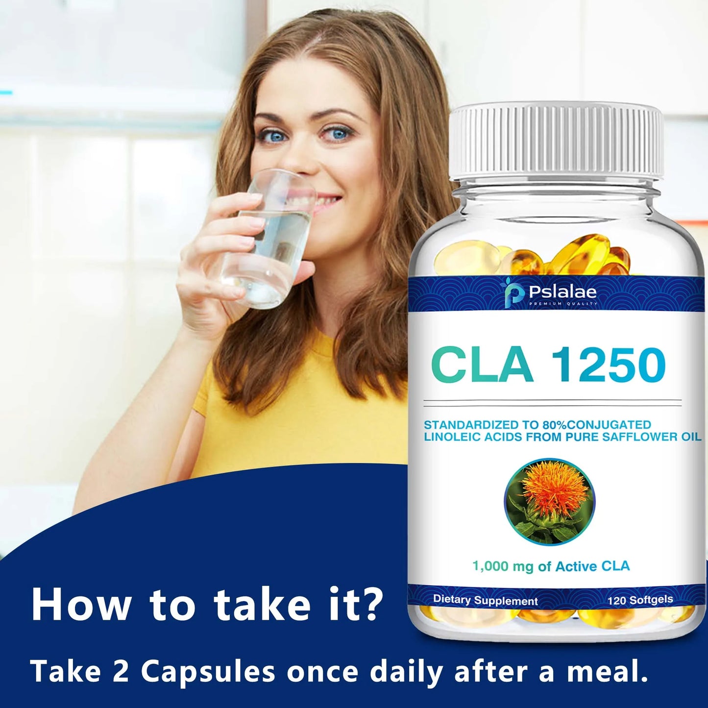 CLA 1250mg – Support Fat Loss & Lean Muscle Definition Naturally
