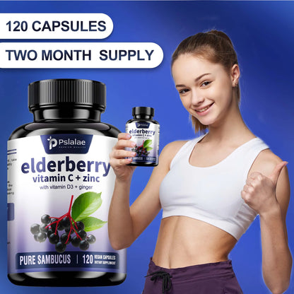 Elderberry – Immune Support with Vitamin C & Zinc