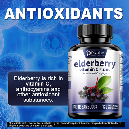 Elderberry – Immune Support with Vitamin C & Zinc