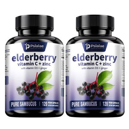 Elderberry – Immune Support with Vitamin C & Zinc