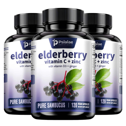 Elderberry – Immune Support with Vitamin C & Zinc