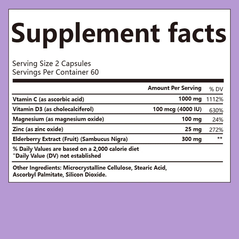 Immune Boost – Daily Defense with Zinc, Vitamin C, D3