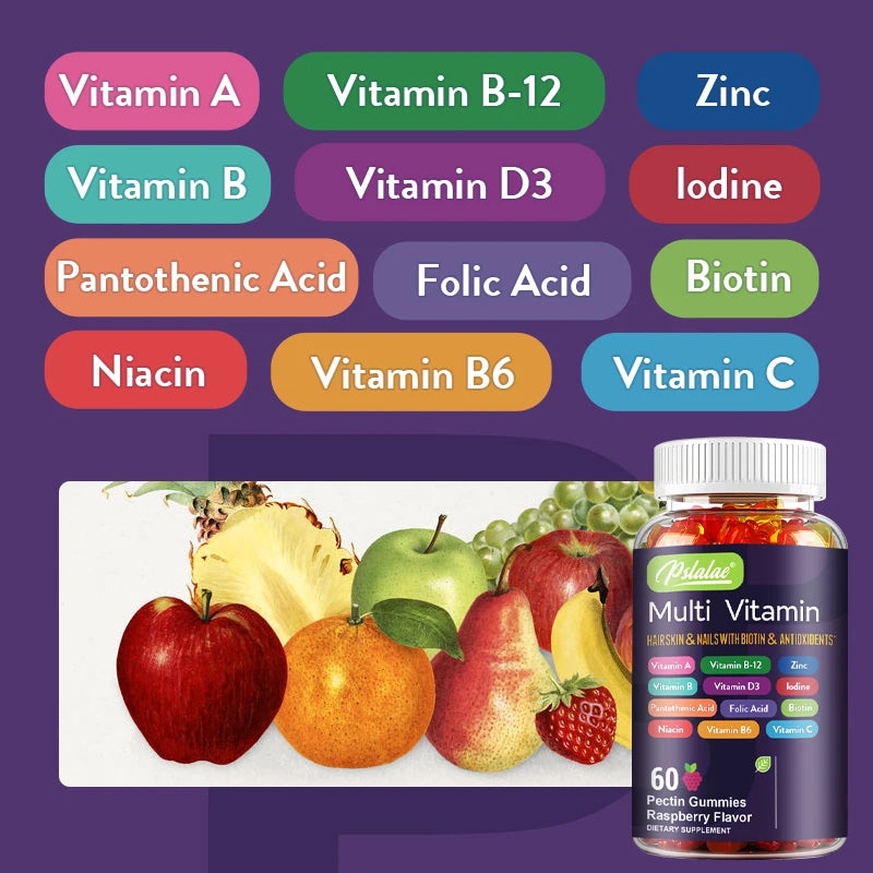 Multivitamin Gummies – Daily Wellness for Hair, Skin