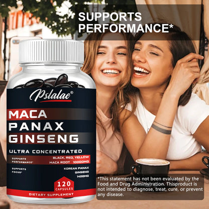 Maca Ginseng Capsules – Natural Vitality