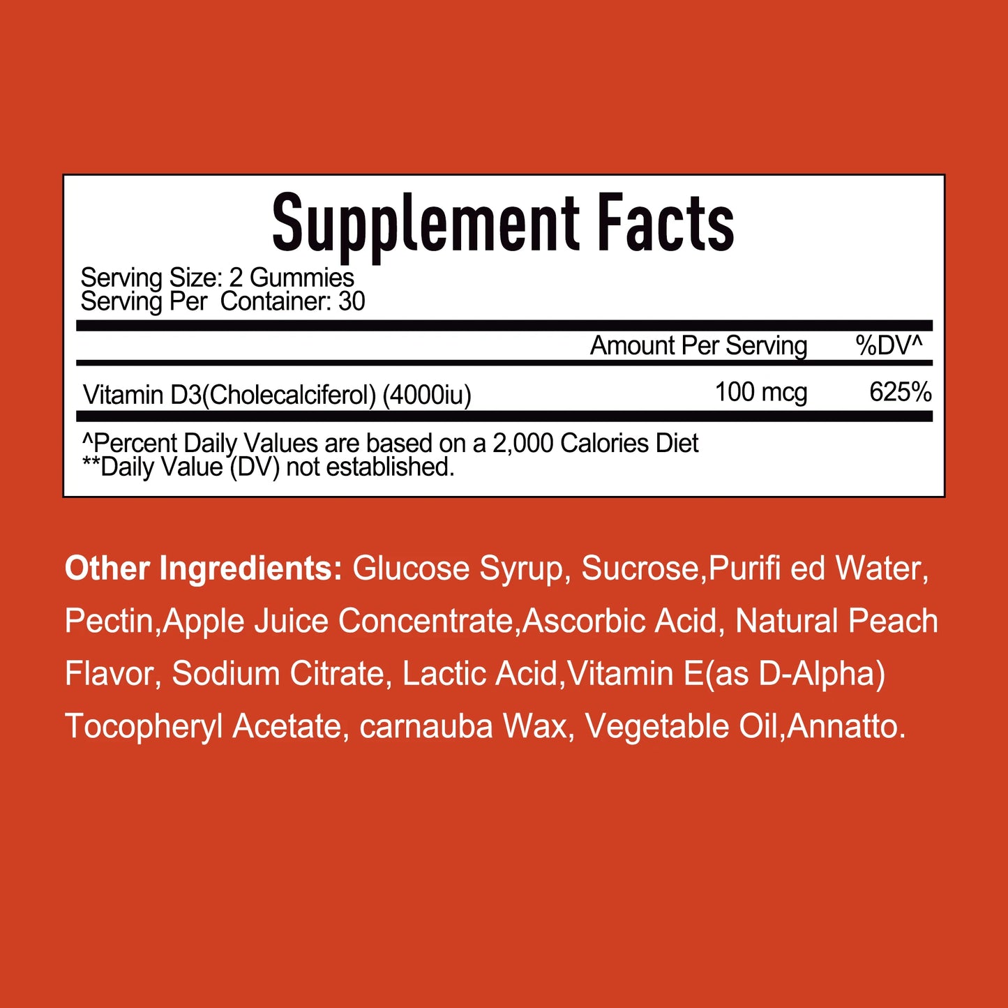 Vitamin D3 4000 IU – Strong Bones