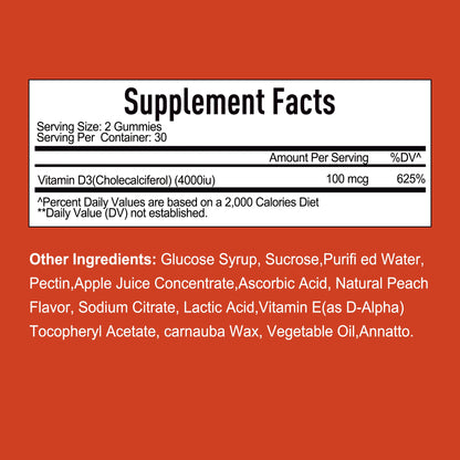 Vitamin D3 4000 IU – Strong Bones